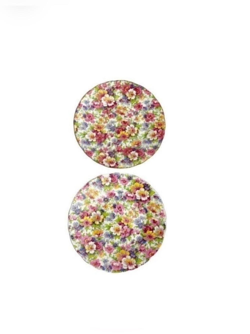 Set of James Kent Longton Du Barry England plates 6.5” (2 )